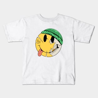 Smiling But Dead Inside Kids T-Shirt